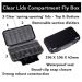 Clear Lids Compartment fly box